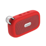 اسپیکر بلوتوث اورایمو مدل OBS-04S | کوچک، ضد آب (IPX7) و قابل حمل با صدای استریو | اتصال بی‌سیم و باسیم (قرمز)