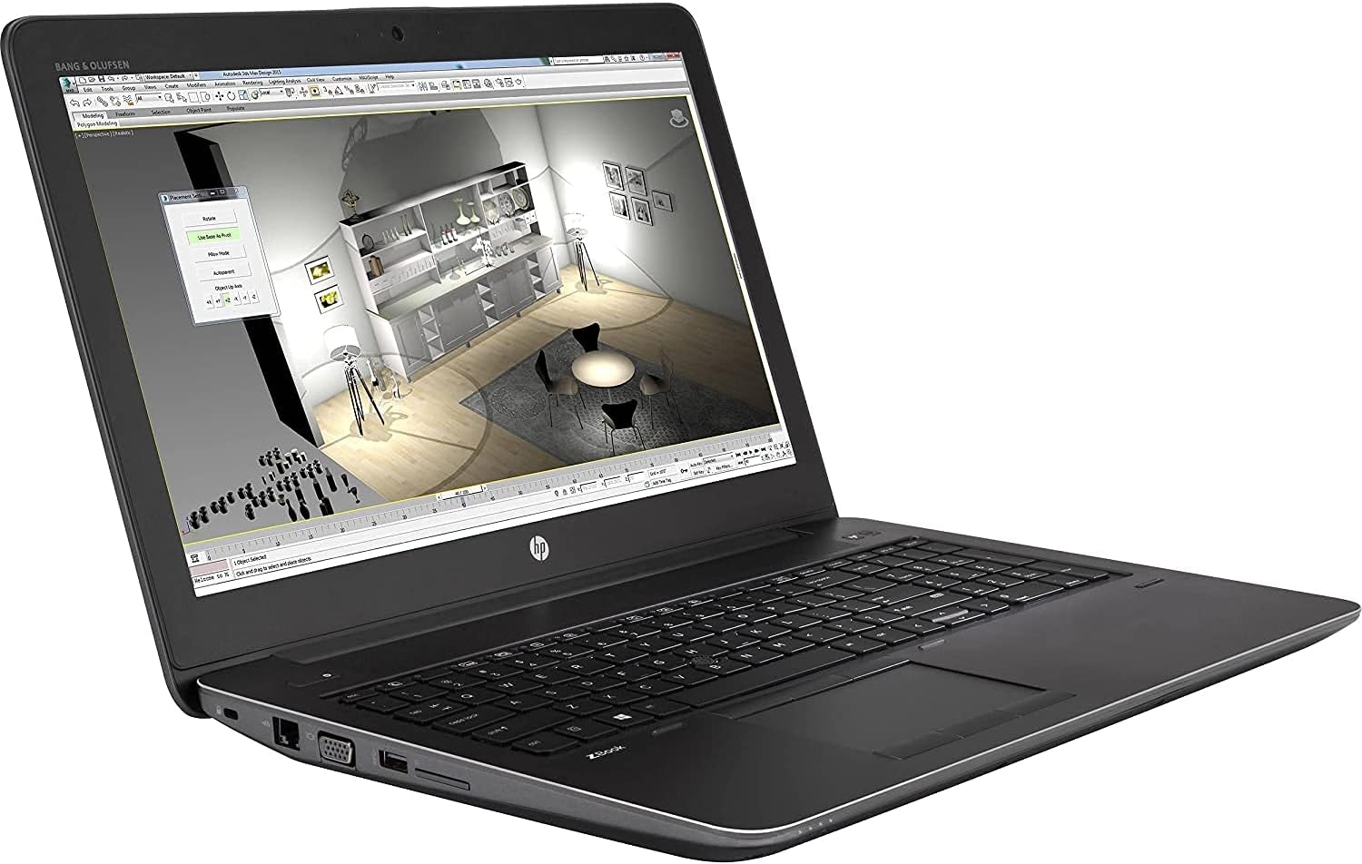 لپ‌تاپ HP ZBook با کارت گرافیک NVIDIA Quadro M1000M