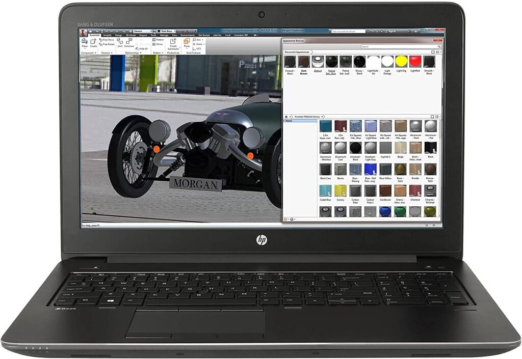 کیبورد لپ‌تاپ HP ZBook 15 G3 با نور پس‌زمینه