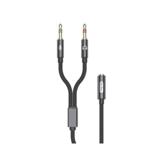 نمای جانبی آداپتور هدست Go-Des GAC-222 با روکش PVC