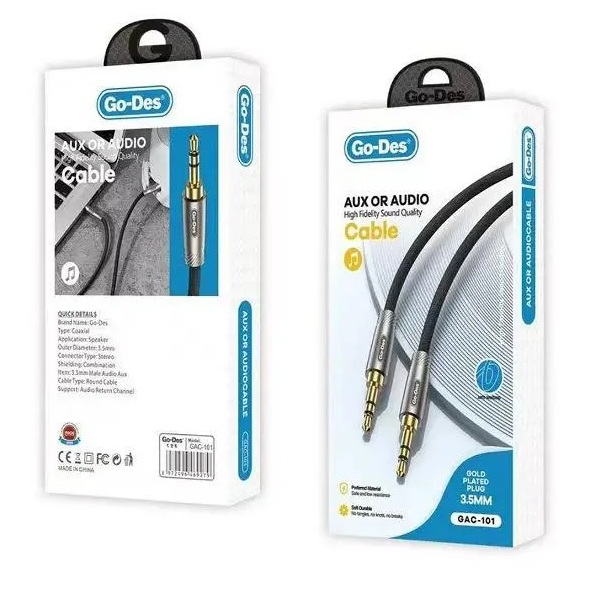 کابل انتقال صدا Go-Des GAC-101 متصل به گوشی هوشمند