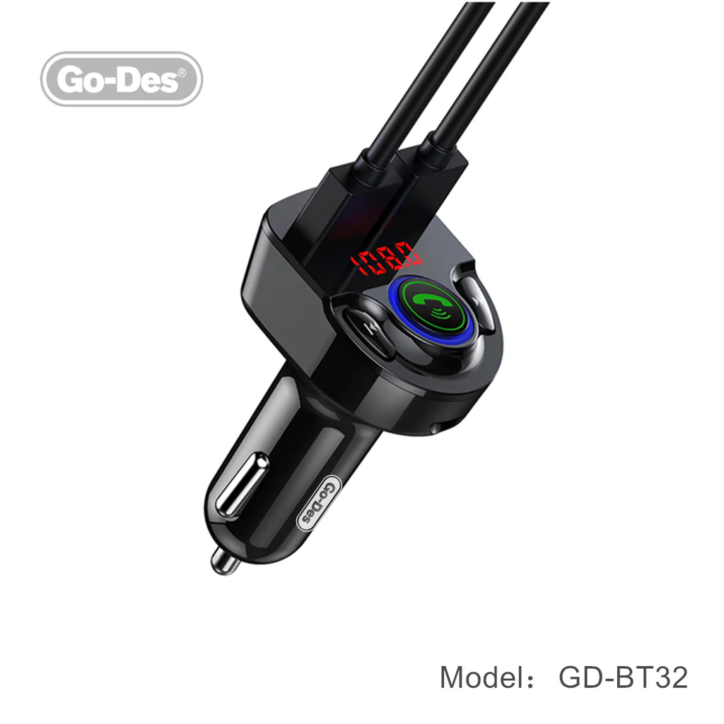 اتصال موبایل به ضبط خودرو از طریق بلوتوث Go-Des GD-BT32