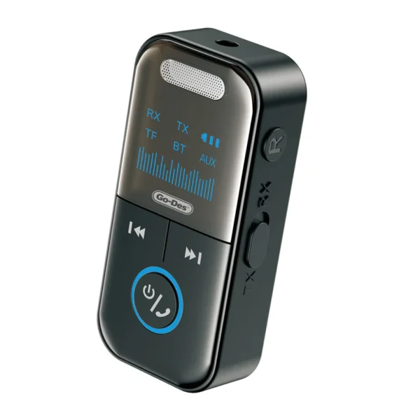 آداپتور بلوتوث ۴ کاره Go-Des GD-BT208 با طراحی مشکی