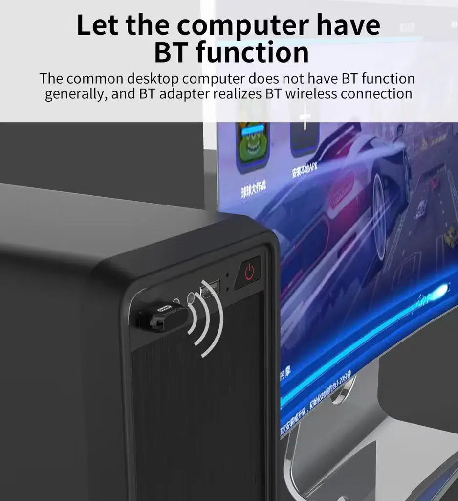 نحوه اتصال دانگل بلوتوث Go-Des به لپ‌تاپ از طریق پورت USB