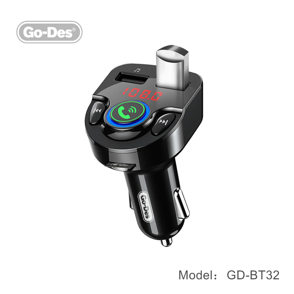 اتصال موبایل به ضبط خودرو از طریق بلوتوث Go-Des GD-BT32
