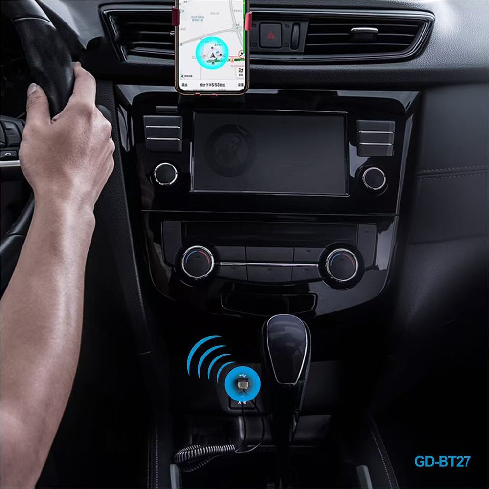 مبدل بلوتوثی ماشین Go-Des GD-BT27 با صدای استریو