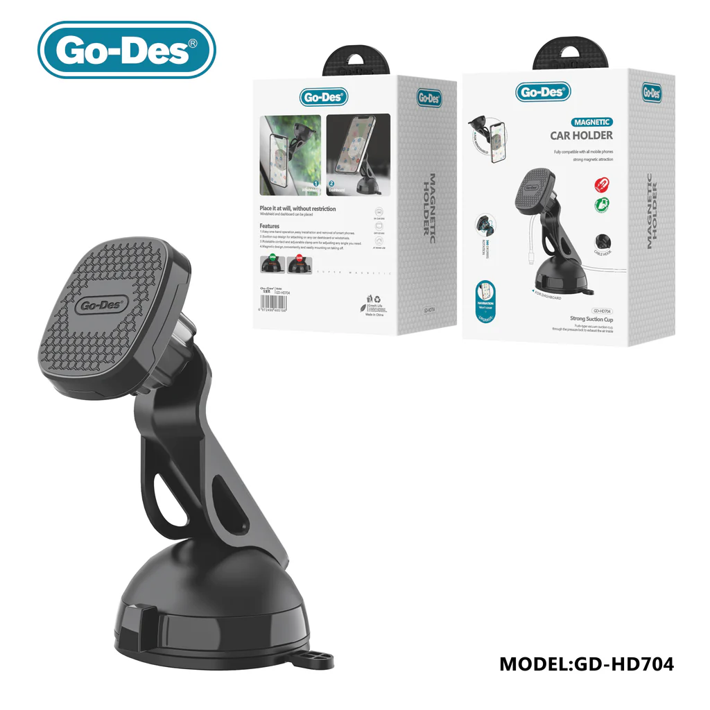 اقلام همراه پایه نگهدارنده مغناطیسی GD-HD704 شامل برچسب فلزی