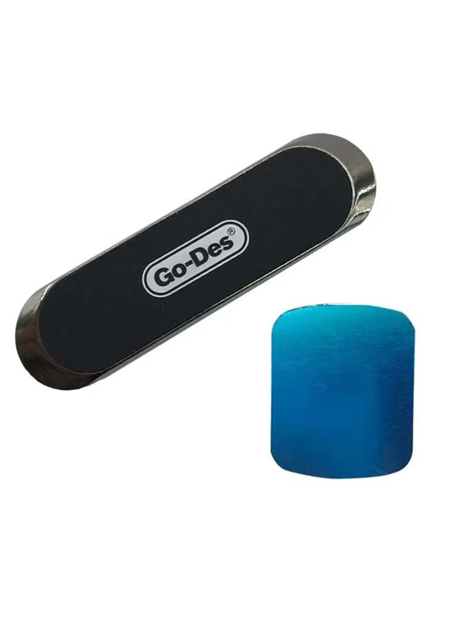 پایه نگهدارنده مغناطیسی گوشی Go-Des مدل GD-HD636 نصب‌شده روی داشبورد خودرو