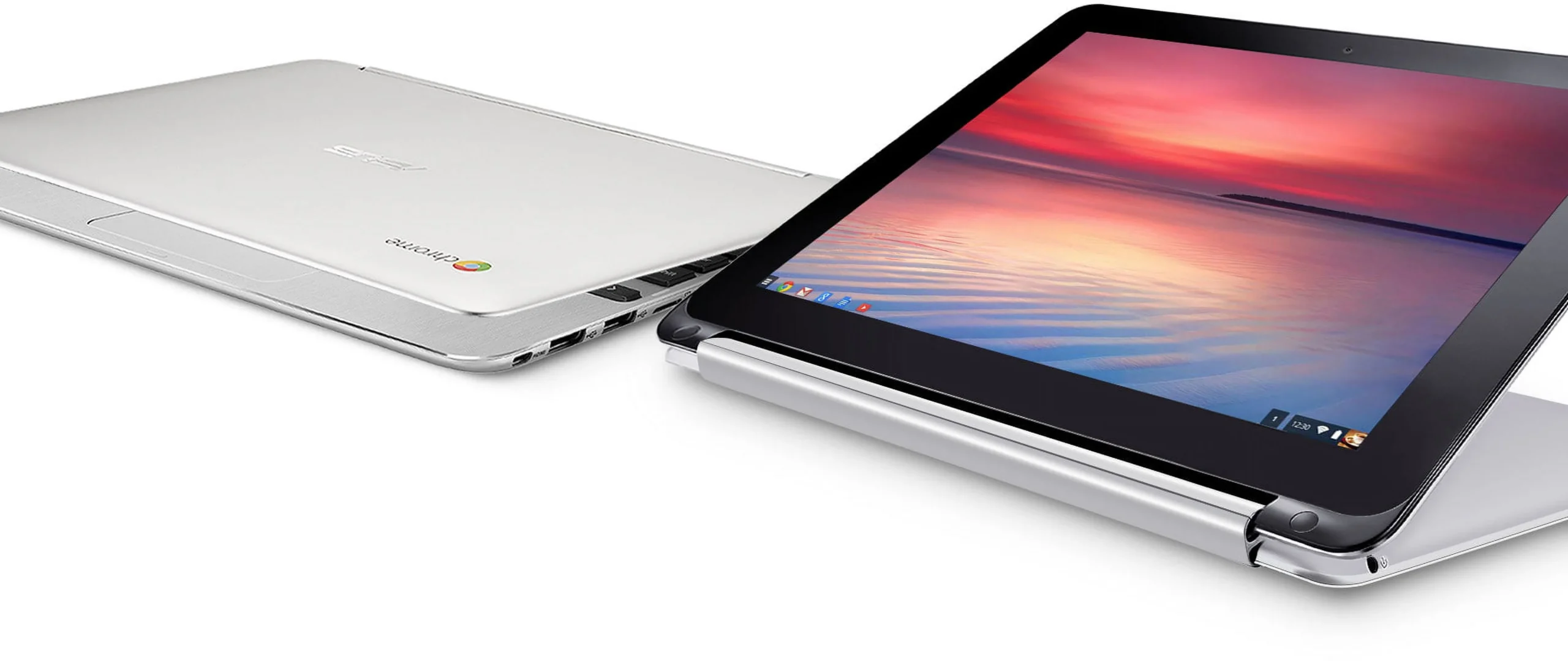 تصویر نمای کناری Chromebook C100P استوک