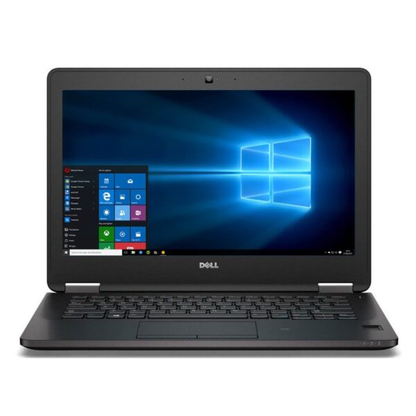 لپ‌تاپ Dell E5270 روشن با صفحه ویندوز