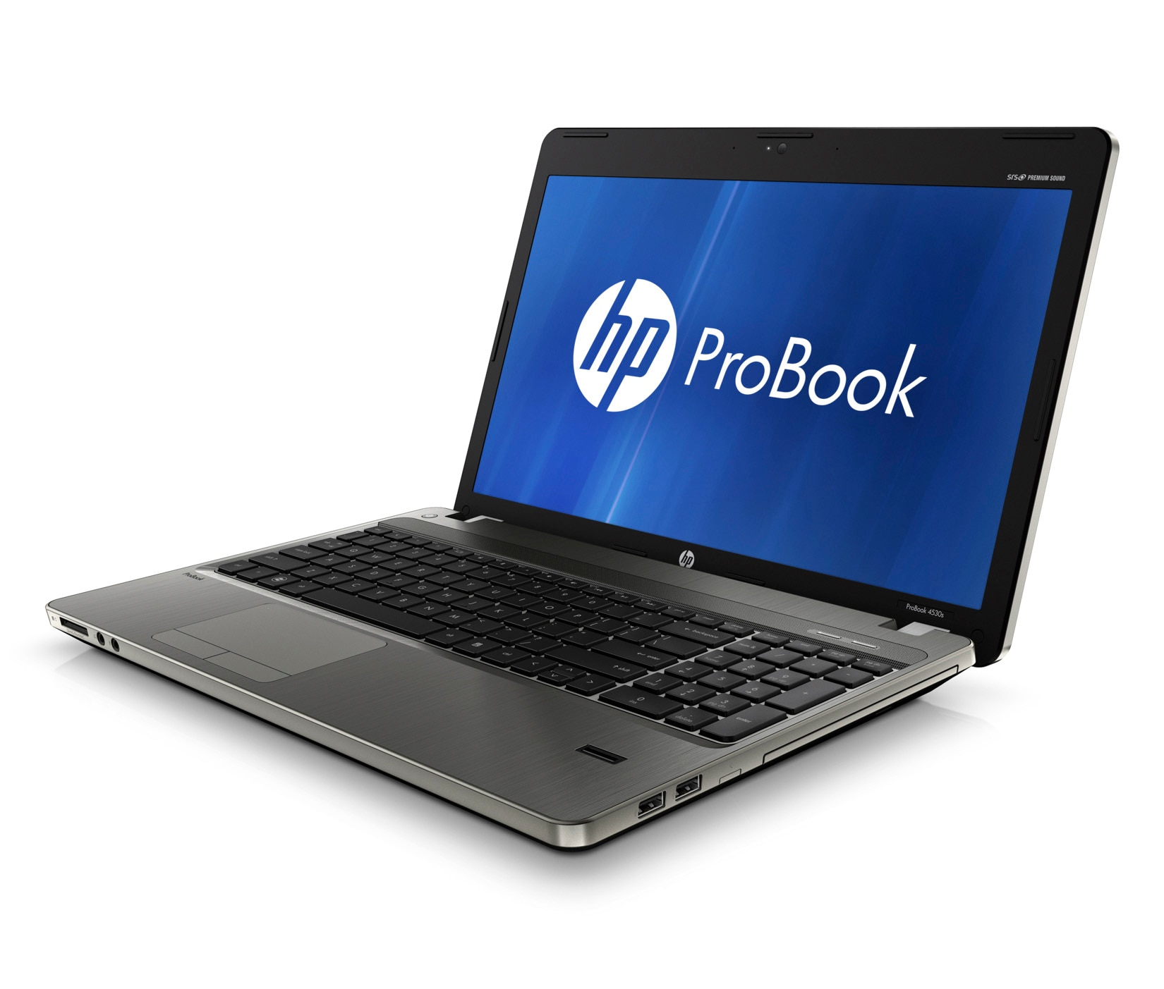 نمای باز لپ‌تاپ HP ProBook 4530s با صفحه‌نمایش 15.6 اینچ