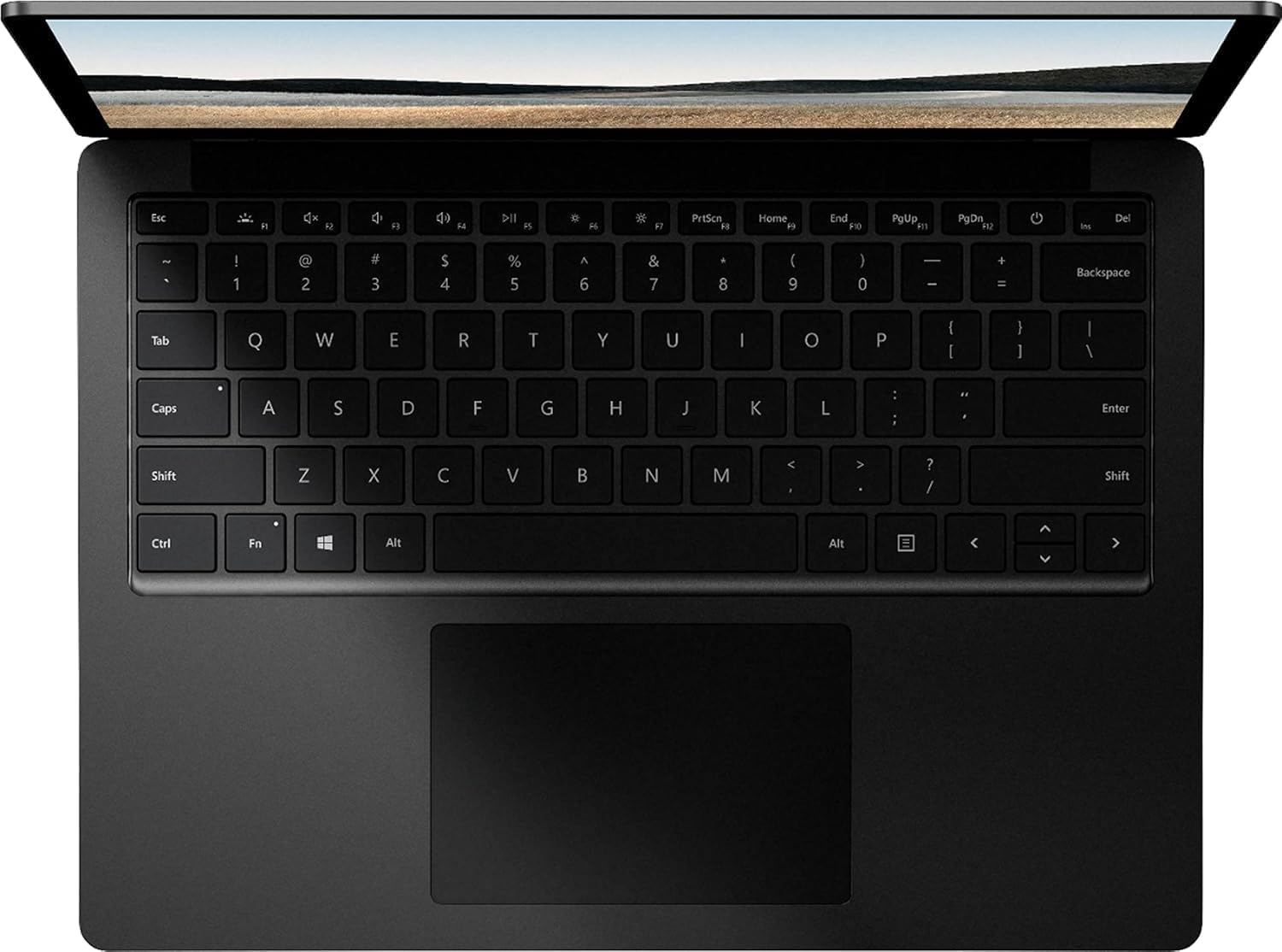 تصویر کیبورد با نور پس‌زمینه لپ تاپ Microsoft Surface Laptop 4