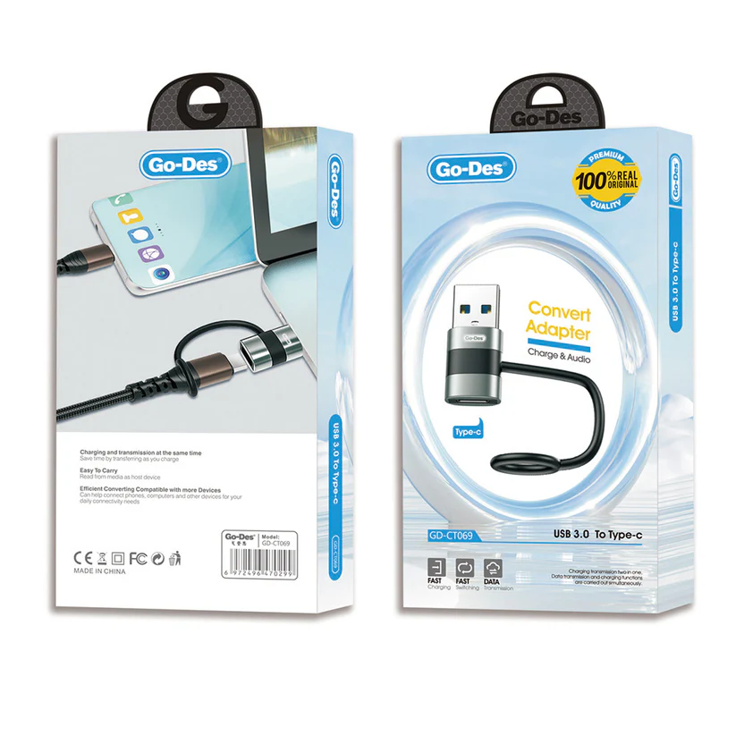 USB 3.0 to Type-C Adapter Go Des