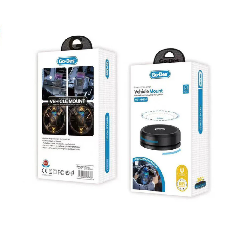 خرید پایه نگهدارنده مغناطیسی گوشی Go Des GD-HD307 مخصوص فرمان با تثبیت ژیروسکوپی از Market7