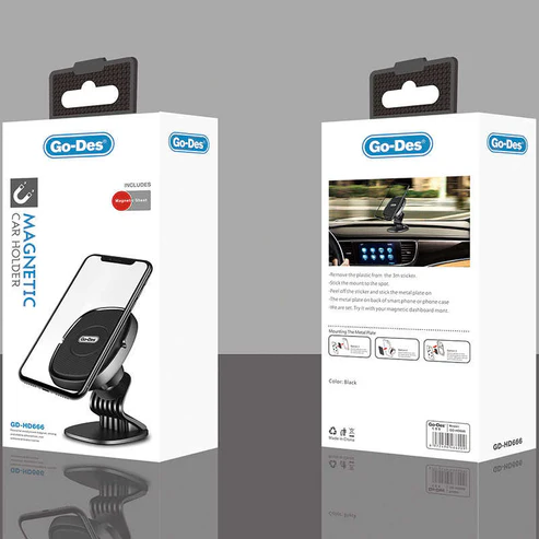 پایه مغناطیسی گوشی Go Des HD666 برای آیفون و سامسونگ