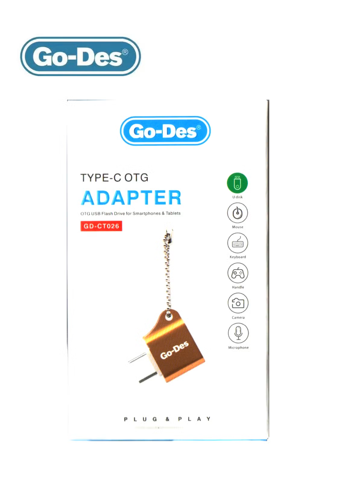 Go-Des GD-CT026 USB-C OTG Adapter