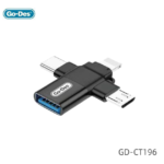 Go-Des GD-CT196 4 in 1 OTG Adapter