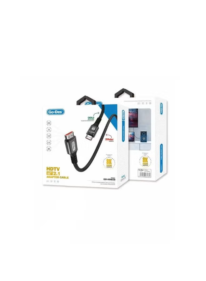Go Des GD-HM828 HDMI 2.1 Cable
