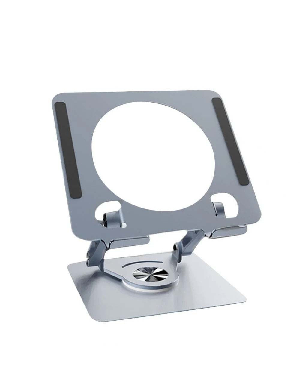 استند تبلت Go-Des GD-HD296 با بدنه فلزی، پایه چرخان 360 درجه، قابلیت تنظیم زاویه و ارتفاع، مناسب آیپد، تبلت و استفاده حرفه‌ای رومیزی.