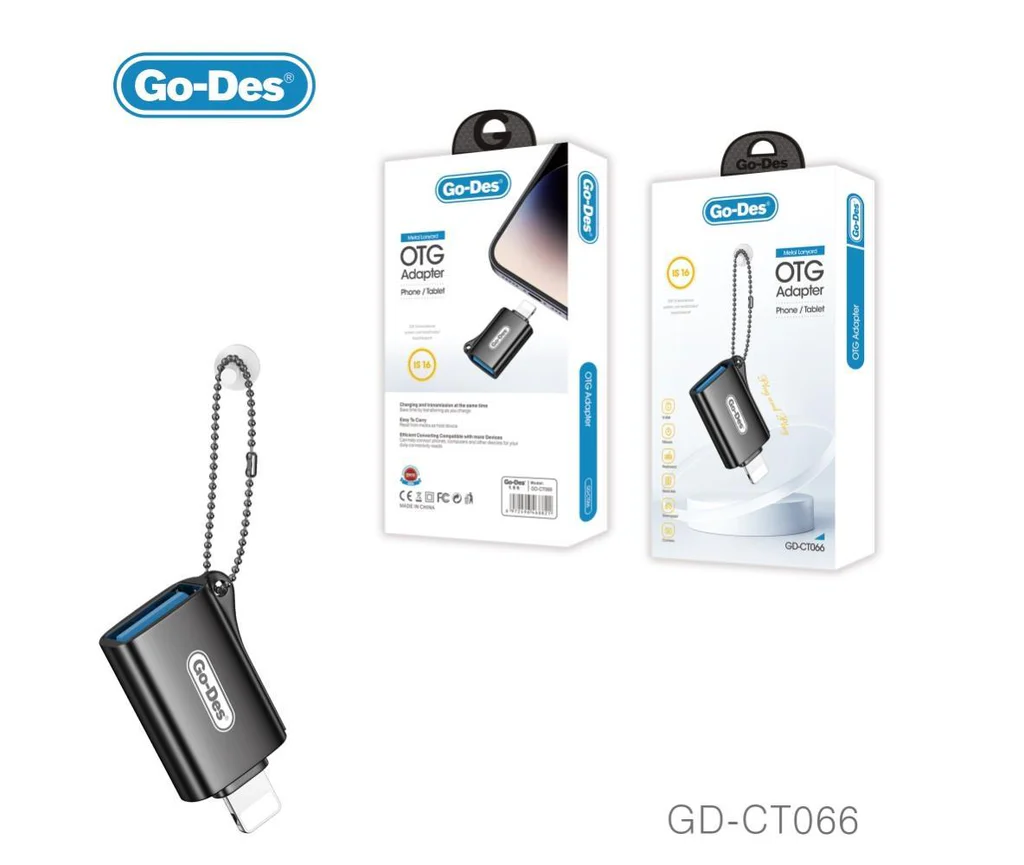 خرید مبدل OTG USB به Lightning گو-دس GD-CT066