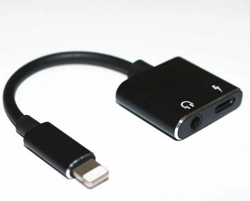خرید مبدل لایتنینگ 2 در 1 Go-Des GD-UC026 تبدیل Lightning به AUX و شارژ همزمان آیفون مارکت7