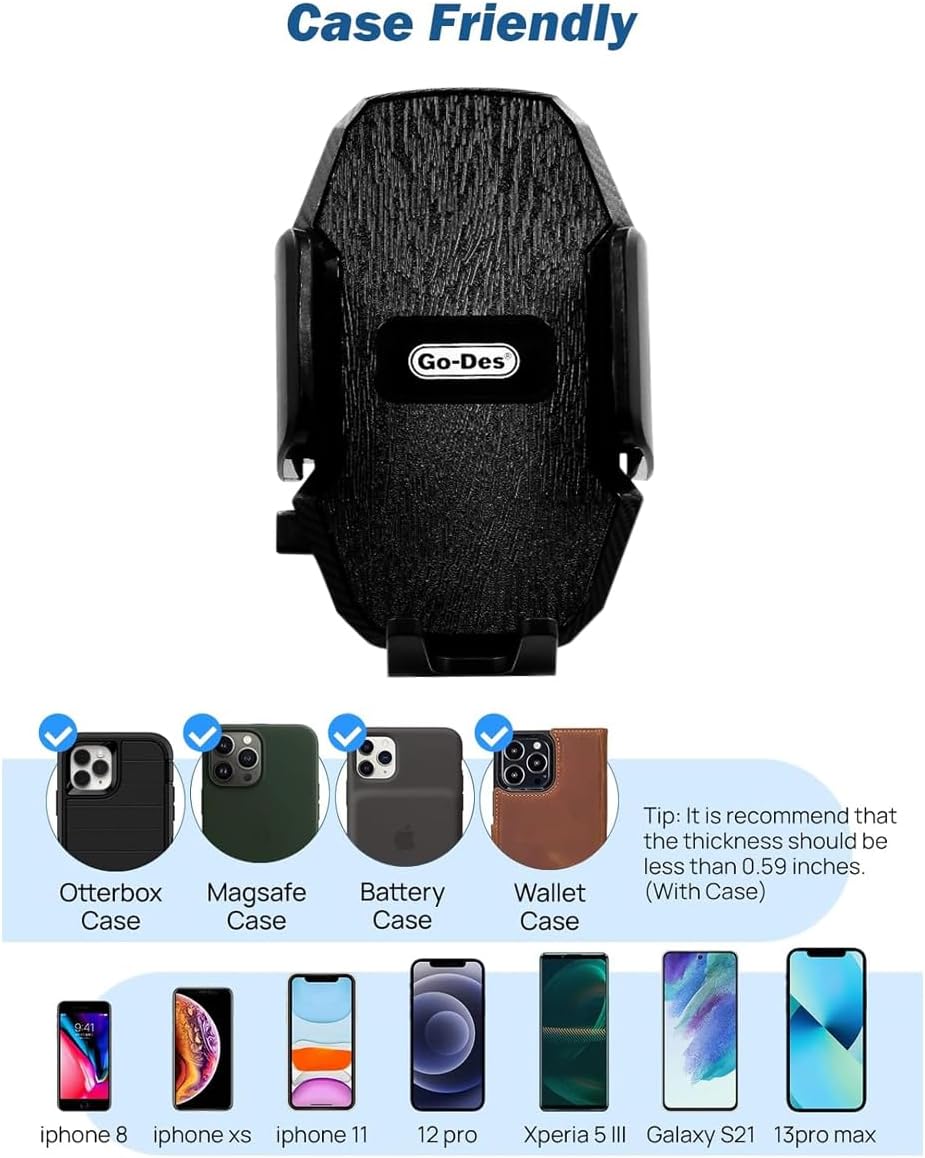 خرید هولدر موبایل جا لیوانی Go-Des GD-HD568 پایه نگهدارنده خودرو 360 درجه Market7
