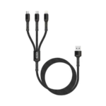 خرید کابل 3 در 1 Go-Des GD-UC531 کابل شارژ سریع Type-C، Lightning و Micro USB Market7