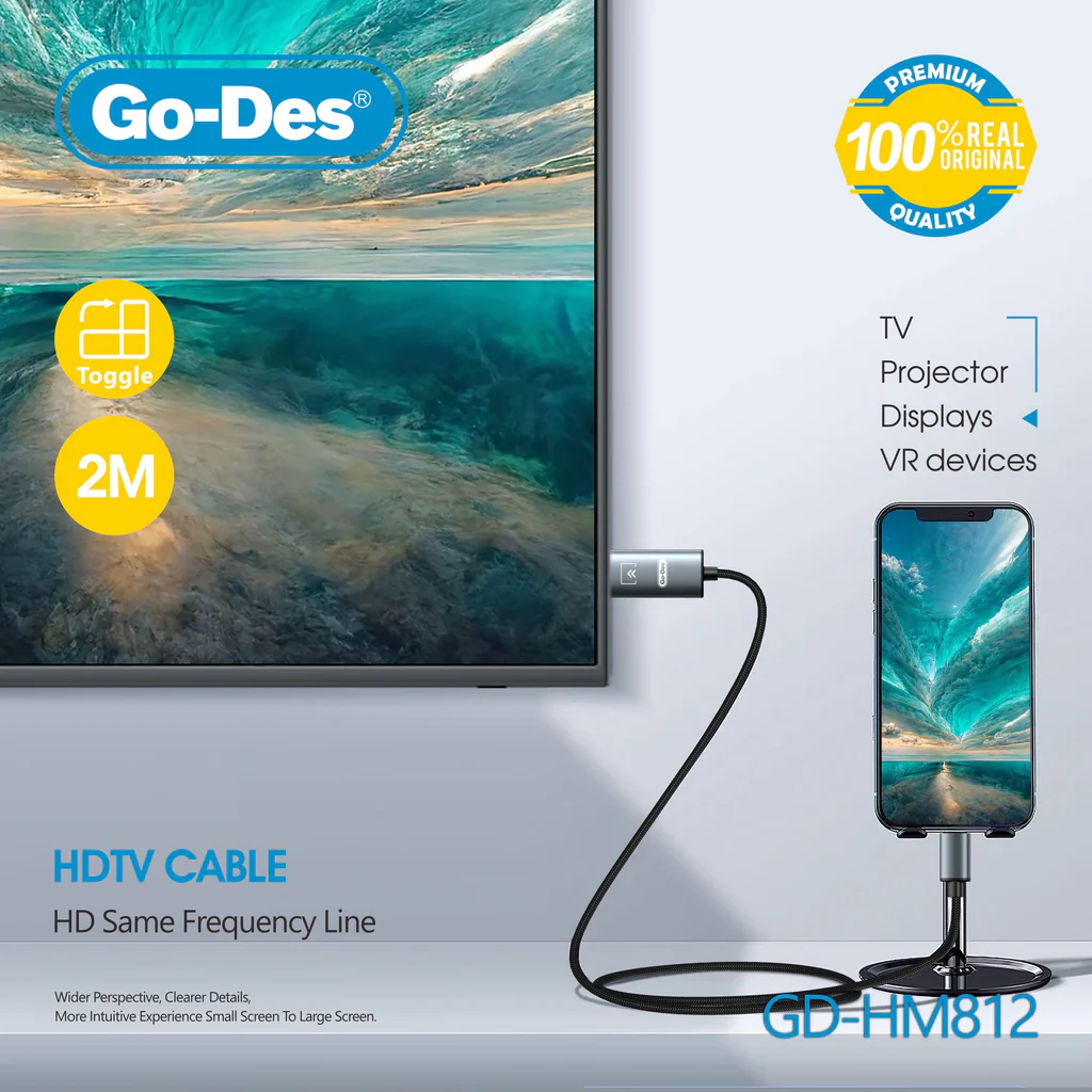 خرید کابل Lightning به HDTV گو دس GD-HM812