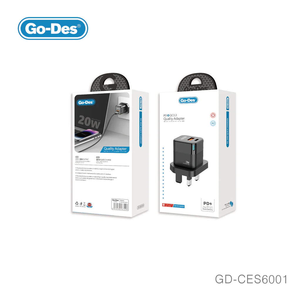 شارژر دیواری Go-Des مدل GD-CES6001