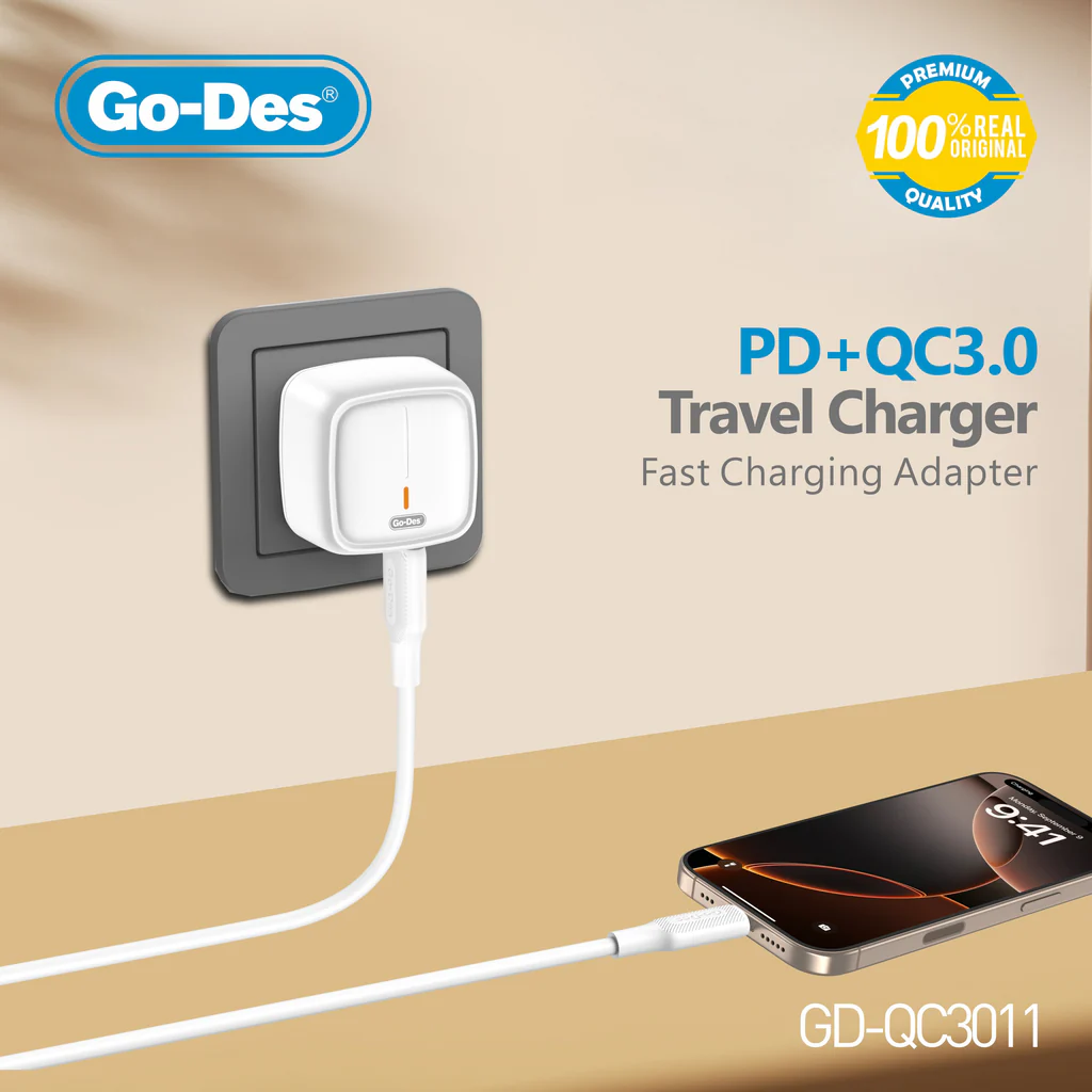 شارژر دیواری ضدحریق مدل GD-QC3011