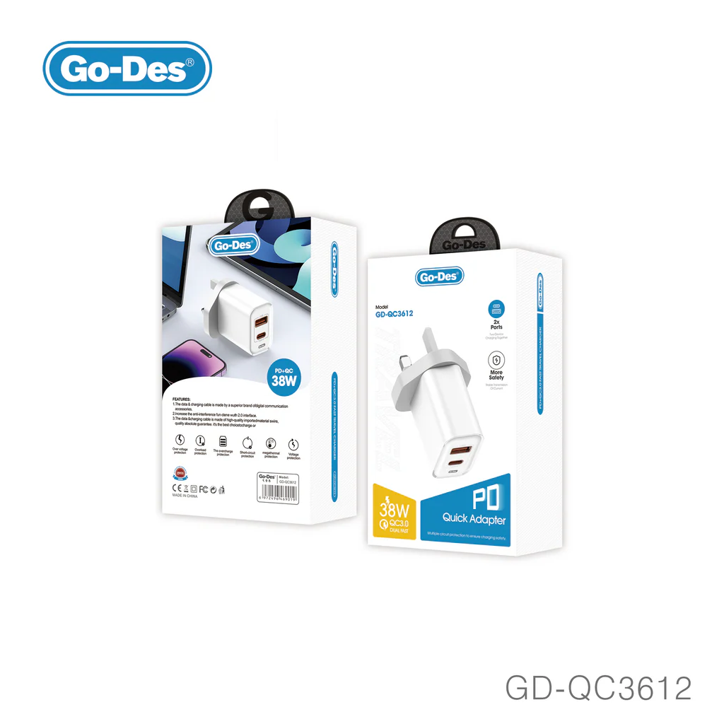 شارژر سریع موبایل و تبلت Go-Des