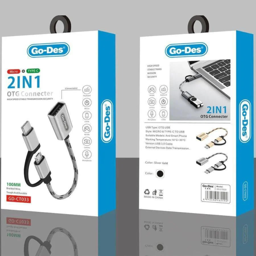 مبدل USB 3.0 OTG مدل GD-CT033
