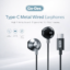 هدفون فلزی Type-C Go-Des GD-EP203 با میکروفون داخلی