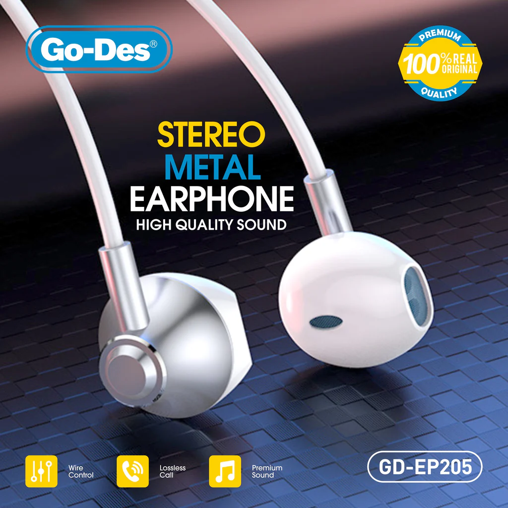 هندزفری Lightning با Noise Isolation مدل GD-EP205