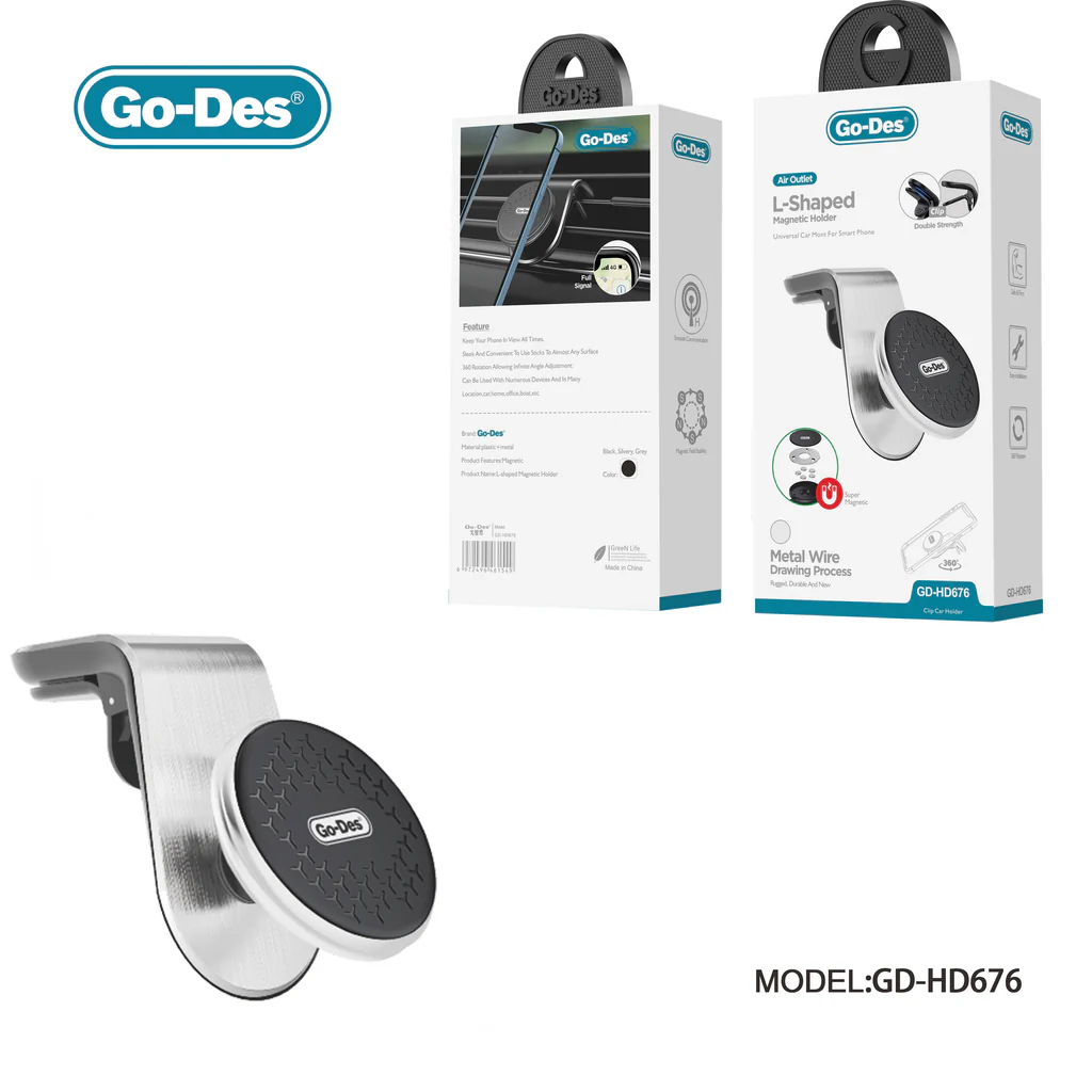 پایه نگهدارنده گوشی خودرو مدل GD-HD676