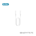 کابل شارژ سریع Type-C به Type-C Go-Des GD-UC717 کابل PD 60W انتقال داده و شارژ سریع