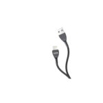 کابل شارژ و انتقال اطلاعات Go-Des GD-UC510IP با رابط USB به Lightning، پشتیبانی از شارژ سریع 2.4 آمپر، روکش نایلونی ضد گره، انتقال اطلاعات پایدار و طول 1 متر، مناسب انواع آیفون، آیپد و لوازم جانبی اپل.