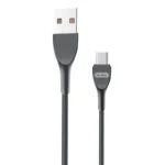 کابل شارژ و انتقال اطلاعات Go-Des GD-UC510TC با رابط USB به Type-C، پشتیبانی از شارژ سریع 2.4 آمپر، ولتاژ 9.5 ولت، روکش نایلونی ضد گره، انتقال اطلاعات پایدار و طول 1 متر، مناسب انواع گوشی‌ها، تبلت‌ها و دستگاه‌های مجهز به USB-C