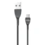 کابل شارژ و انتقال اطلاعات Go-Des GD-UC510TC با رابط USB به Type-C، پشتیبانی از شارژ سریع 2.4 آمپر، ولتاژ 9.5 ولت، روکش نایلونی ضد گره، انتقال اطلاعات پایدار و طول 1 متر، مناسب انواع گوشی‌ها، تبلت‌ها و دستگاه‌های مجهز به USB-C