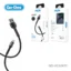 کابل شارژ و انتقال اطلاعات Go-Des GD-UC529TC با رابط USB به Type-C، طول 2 متر، پشتیبانی از شارژ سریع 3 آمپر، روکش نایلونی مقاوم، کانکتور فلزی بادوام و قابلیت انتقال داده برای انواع گوشی‌ها، تبلت‌ها و دستگاه‌های مجهز به USB-C