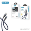 کابل شارژ و انتقال داده Go-Des GD-UC577IP با رابط USB به Lightning، پشتیبانی از شارژ سریع 3 آمپر، روکش بافته شده مقاوم، انتقال اطلاعات پایدار و سازگاری کامل با انواع آیفون، آیپد و لوازم جانبی اپل.