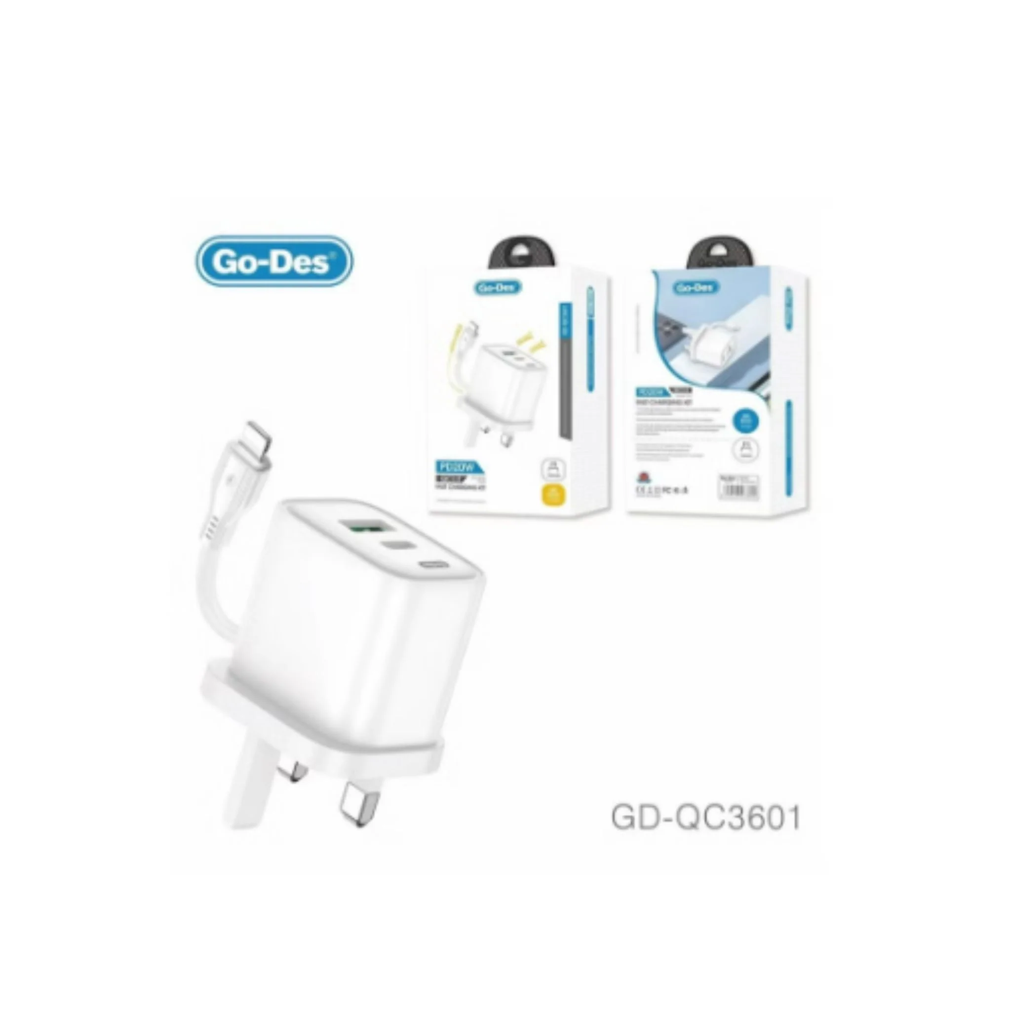 کیت شارژر 20 وات گو-دس مدل GD-QC3601