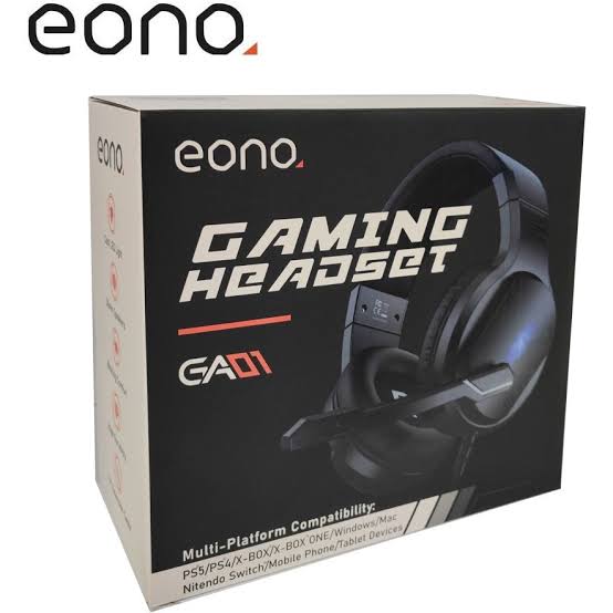 نمای جعبه هدست Eono GA01 هدست بازی Eono هدست استریو گیمینگ هدست مناسب کامپیوتر